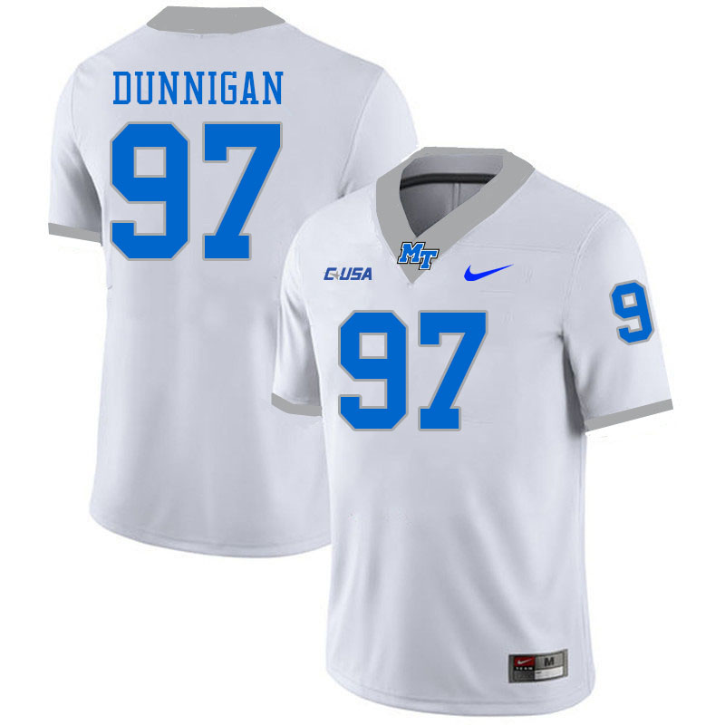Men-Youth #97 Quindarius Dunnigan Middle Tennessee State Blue Raiders 2023 College Football Jerseys